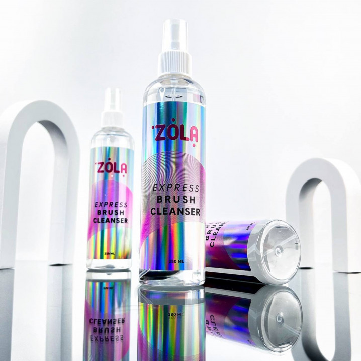 ZOLA Очищувач для пензлів EXPRESS BRUSH CLEANSER 250 мл купити в